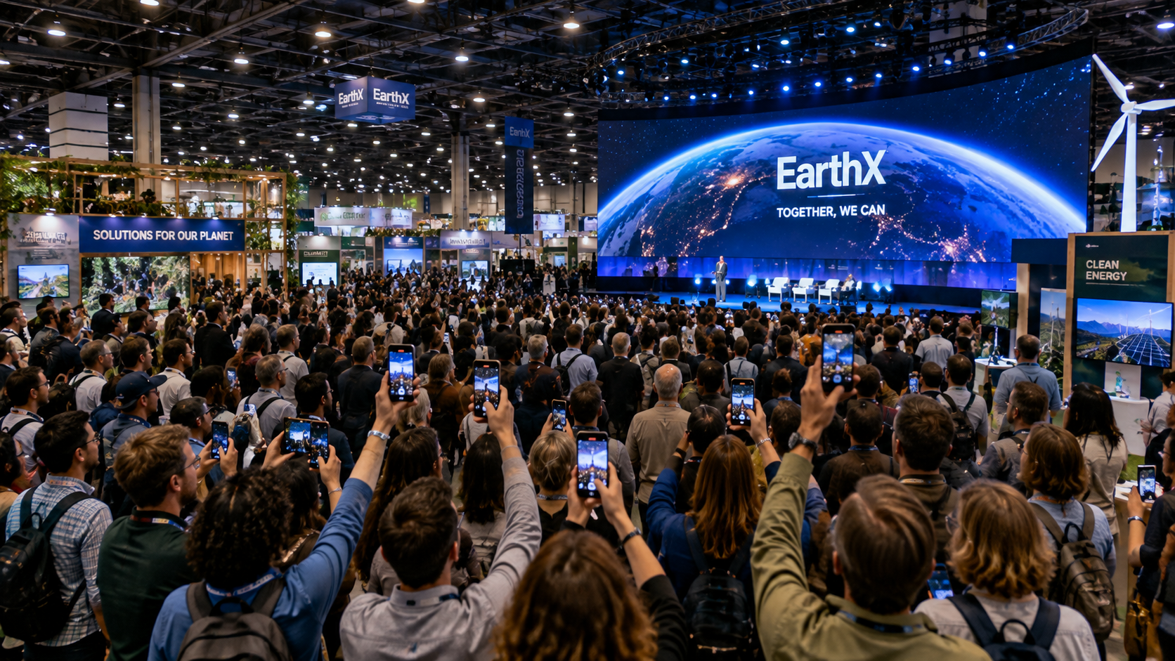 Large-scale conference and expo environment