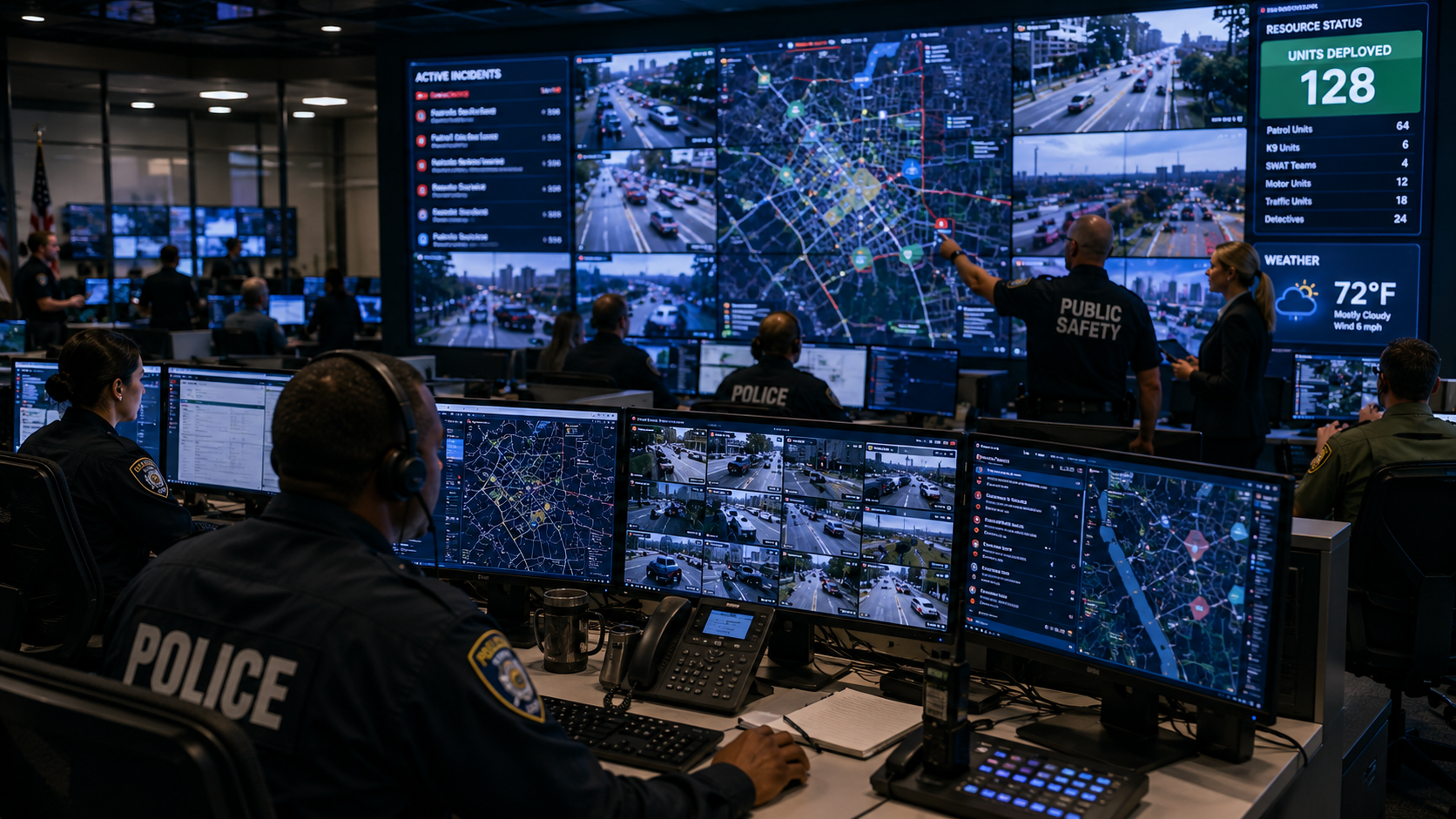 Public safety command and situational awareness environment
